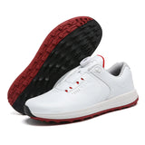 Spikes Golf Shoes Men's Golf Wears Comfortable Golfers Light Weight Walking Sneakers MartLion BaiHong-1 39 