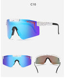  Hot Pit Viper PC Sunglasses Men's Outdoor Cycling Sport  Sun Glasses Women Wide View Mtb Goggles MartLion - Mart Lion