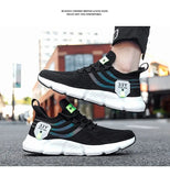 Men's Shoes Breathable Classic Running Sneakers Outdoor Light Mesh Slip on Walking MartLion   