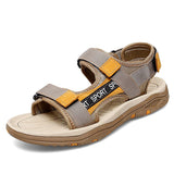 Classic Summer Men's Sandals Beach Breathable Casual Flat Outdoor Non-slip Wading Shoes Mart Lion 71 Khaki 6.5 
