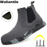 Welding Safety Boots For Men's Anti-smashing Industrial Work Shoes Male Puncture Proof Steel Toe Indestructible MartLion   