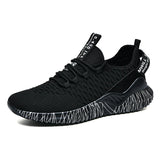 Ultralight Mesh Couple Casual Shoes Outdoor Soft Bottom Non-slip Sneakers Breathable Men's MartLion black 35 