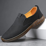 Spring Autumn Men's Shoes Soft Leather and Soles Flat with Line Casual Designer Middle-aged Old Dad Loafers MartLion 2 44 