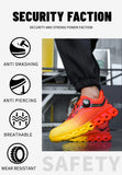  Men's Safety Shoes For Puncture Proof Lace Free Working Boots Anti-smashing Security indestructible MartLion - Mart Lion