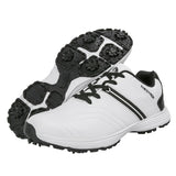 Men's Golf Shoes Waterproof Golf Sneakers Outdoor Golfing Spikes Shoes Jogging Walking Mart Lion Bai-5 8 