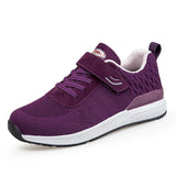 Women Walking Shoes Men's Autumn Casual Sneakers Couples Flats Lace-Up Hiking Zapatillas Mujer MartLion purple 35 