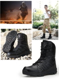 Men's Tactical Military Boots Winter Leather Waterproof Desert Combat Army Work Shoes MartLion   