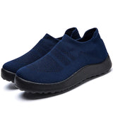 Men's and Women's Sports Shoes Platform Oversized Tennis Light Knit Casual  Free of Freight MartLion Blue 36 