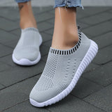 Women Sneakers Mesh Breathable Casual Tennis Shoes Outdoor Walking Slip on Lightweight Running Mart Lion   