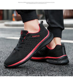 Men's Casual Shoes Lac-up Shoes Lightweight Breathable Walking Sneakers Hombre MartLion   