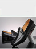 Men's Casual Shoes Genuine Leather Slip-on Outdoor Loafers Moccasins Light Driving Flats Mart Lion   