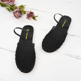 flat-bottomed ladies sandals in summer round head breathable mesh flat-bottomed slippers MartLion   