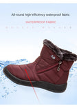 Winter Women Boots Thick Bottom Ankle Waterproof Shoes Solid Color Ladies Female Sneakers MartLion   