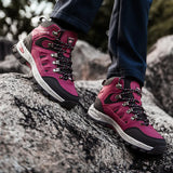 Super Warm Winter Hiking Shoes With Fur Waterproof Outdoor Hiking Boots Man Sneakers Antiskid Trekking Shoes MartLion   