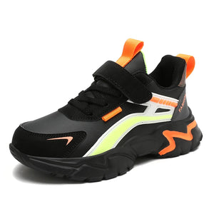 Kids Shoes Boy Sneakers Children Casual Pu Leather Running Sports Shoes for Girl Platform MartLion Orange 38 