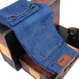 Summer  Clothing Slim Men Casual Jeans Man Oversize Denim Pants Trousers Baggy Stretch Jeans MartLion   