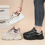 Daddy Shoes Tide Retro Spring All-in-one Korean Version of Student Heightening Casual Sports Shoes MartLion   