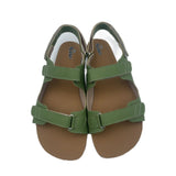 Summer Barefoot Leather Flat Sandals For Women Men's Shoes With Soft Sole Light Weight MartLion Green 38 