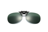 Driving Clip On Sunglasses Men's for Myopia Eyeglasses Vintage Women UV400 Lens Night Vision Fishing MartLion Green  