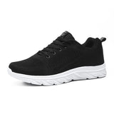 Spring Breathable Sneakers Men's Casual Shoes Lightweight Massage Walking Comfty Sports Platform Footwear MartLion black 38 