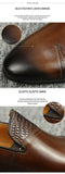 Men's Dress Driving Shoes Genuine Cow Leather Casual One-step Loafers Handmade Simplicity Luxury Leather MartLion   
