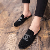 Summer Breathable Slippers Men's Slides Sandals Flat House Shoes Casual Outdoor Flip Flops Leather MartLion   