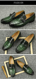 Men's Casual Loafers Shoes Summer Slip-On Brand Handmade Sewing Metal Buckle for Everyone MartLion   