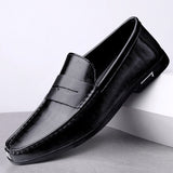 Super Soft Leather Men's Loafers Slip On Casual Footwear Moccasins Dress Shoes Mart Lion   