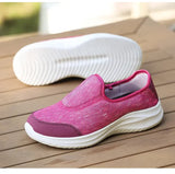 Women Flats Platform Sneakers Lightweight Breathable Slip-On Ride Shoes Flats Running MartLion   