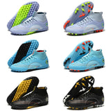 Turf Soccer Shoes Men's Ag Tf Football Boots For Kid Studded Trendy Outdoor Training Sneakers Mart Lion   