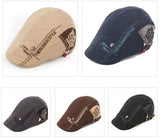  Summer outdoor Sports Cotton Berets Caps For Men's Casual Peaked Caps letter embroidery Women Berets Hats Casquette Cap MartLion - Mart Lion
