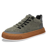 Green Casual Sneakers Men's Designer Suede Shoes Streetwear Hip Hop Platform Slip on Vulcanized MartLion Gray QA31 39 