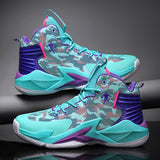 Basketball Shoes Men's Outdoor Sports Breathable Sneakers Gym Training Athletic Boots Women Mart Lion   