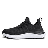 Lightweight Sneakers Men's Shoes Breathable Sports Women Outdoor Mesh Athletic Running Gym Trainers Couple Tennis MartLion Black 35 CN