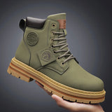 Walking Boots for Men Outdoor Boots Men's Ankle Boots Winter High Top Casual Shoes Classic Design MartLion