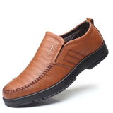  casual spring and autumn set feet men's leather shoes soft leather dad zapatillas hombre Mart Lion - Mart Lion