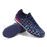 Soccer Shoes For Men's Kids Football Non-Slip Light Breathable  Athletic Unisex Sneakers AG/TF Futsal Training Mart Lion see chart 3 38 