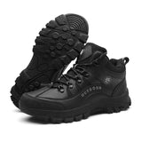 Men's Outdoor Boots Lace Up Waterproof Climbing Walking Shoes Non-slip Climbing Trekking Mountain Ankle Csual Sneakers Mart Lion   