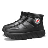 Winter Men's Cotton Shoes with Velvet Warm Outdoor Sports Leisure Non-slip Snow Boots MartLion