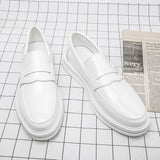  Men's Formal Shoes Loafers Dress White Casual Tassel Wedding Footwear Mart Lion - Mart Lion