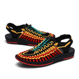 Summer Handmade Weave Sandals for Men's Outdoor Wading Shoes Non-Slip Trekking Slippers Women Beach Slip on Sneakers MartLion   