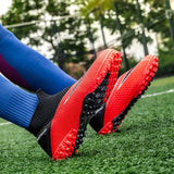 Breathable Mesh Football Boots Men's Women Superstar TF Soccer Shoes Professional Futsal Sneakers MartLion   