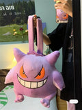 Cute Pokemon Backpack Kawaii Japanese Style Plush Bag Gengar Eevee Snorlax Backpack Schoolbag Cosplay Props Gifts MartLion   