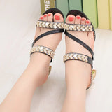 Summer Women Shoes Heel Sandals Peep toe Ladies Shoes High Heel Gold Heels 7cm MartLion Black 7 