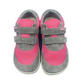 Spring Minimalist Breathable Sports Running Shoes For Girls And Boys Kids Barefoot Sneakers MartLion magenta grey 11 