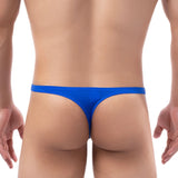 4pcs Men's G-string Underwear Breathable Underpants Ice Silk Big Penis Bag Thong Tanga Cueca Panties MartLion   