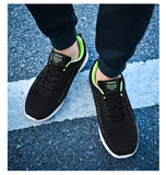 Men's Lace Up Knit Sneakers Casual Outdoor Athletic Running Walking Gym Sports Outdoor Male Women Breathable Shoes MartLion