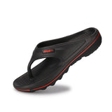 Summer Flip Flops EVA Non-slip Slippers Men's Home Bathroom  Slippers Shoes MartLion black 11 