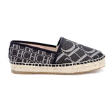 Women's Shoes Summer Thick Bottom Outer Wear Letter Side Lightweight Design Casual Flat Shoes MartLion S11-BK 41