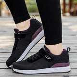 Women Walking Shoes Men's Autumn Casual Sneakers Couples Flats Lace-Up Hiking Zapatillas Mujer MartLion   